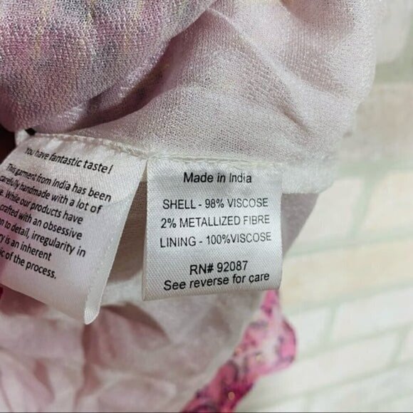 Rocco Sand NWT Lexi Pink Snake Print Wrap Dress Size S - Picture 12 of 12